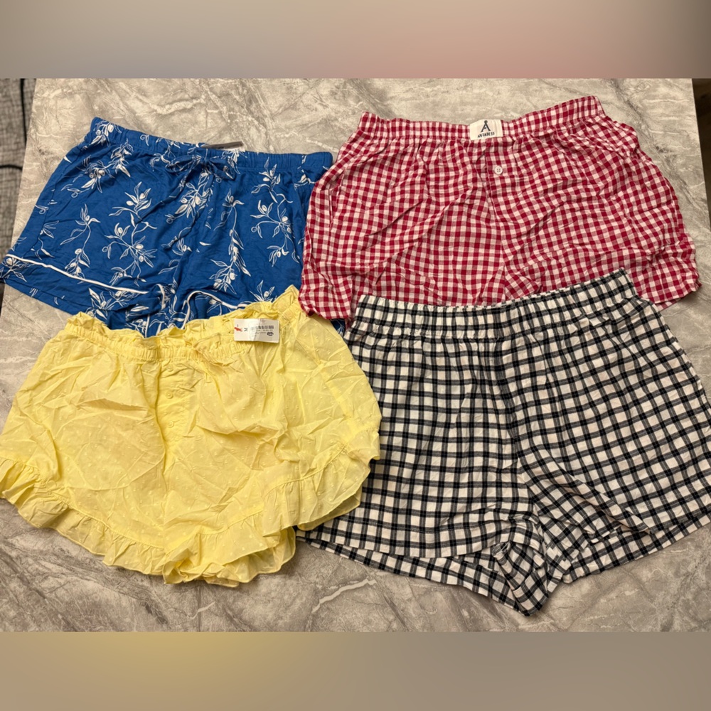 Set of Four Patterned Shorts